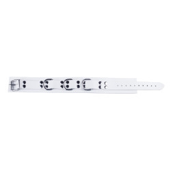 The Red Collier en cuir Ultra Blanc